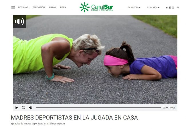 Canal Sur Radio. MADRES DEPORTISTAS EN LA JUGADA CASA. PILAR CALVO - AMDP